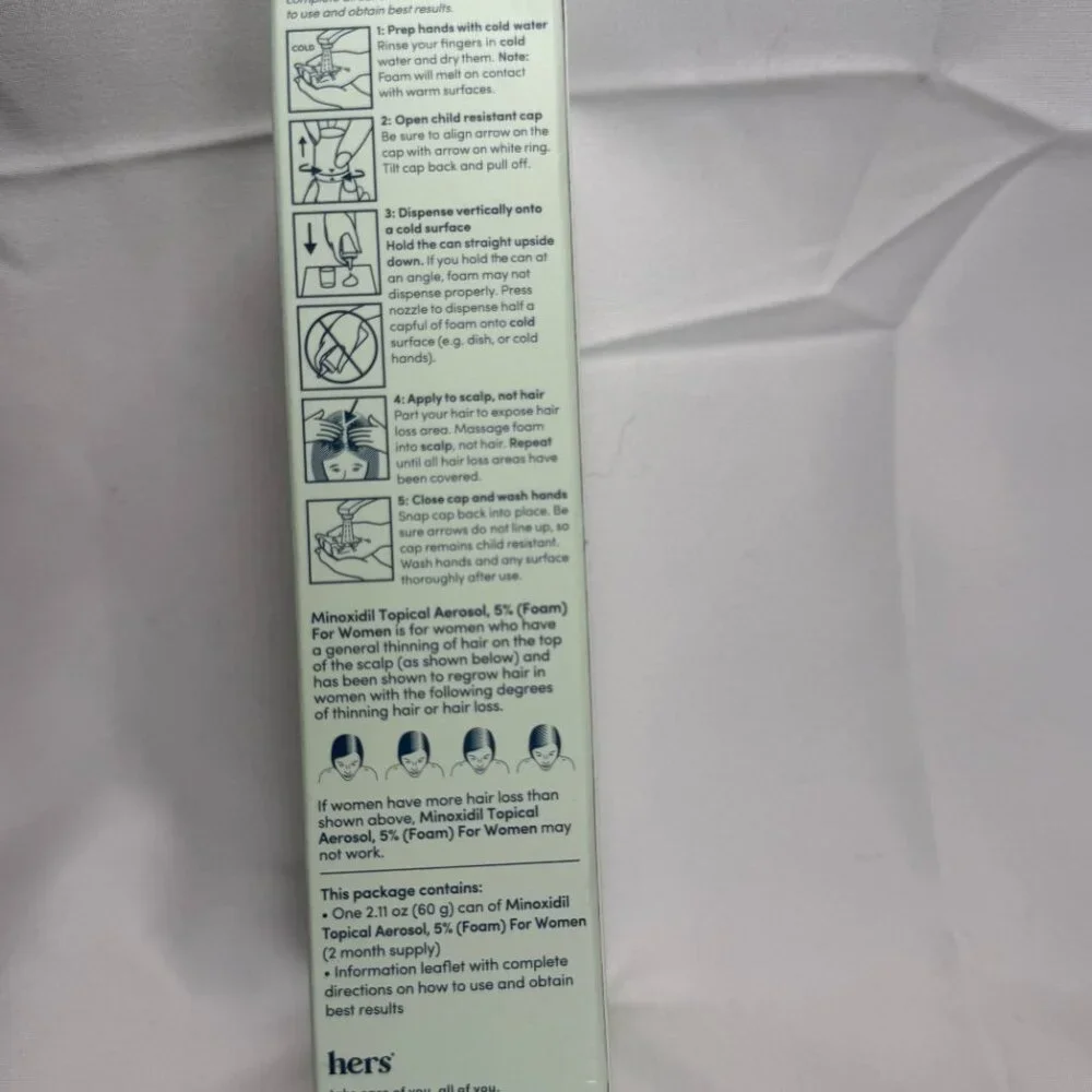 Hers Topical Minoxidil Foam 5% MSRP $54 - Picture 4 of 5